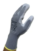 100GG Grey PU Coated Work Gloves - Image 3