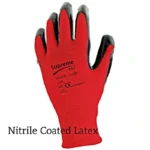 103RB Red Black Nitrile Coated Work Gloves - Image 4