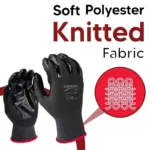 103BB Black Black Nitrile Coated Work Gloves - Image 2