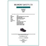 Nubuck Safety Shoes ELIZABETH Women's Trainer Secure, Slip-Resistant Footwear for Safety and Style - Black - Image 3