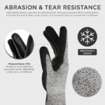 303FLX Foam Coated Level 3 Cut Proof Oil Protection Glove - Image 2