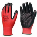 103RB Red Black Nitrile Coated Work Gloves
