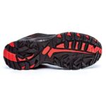 Trainer Shoe Black/Red Lace Up Kpu And Mesh - Image 2