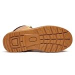 Derby Leather Boot Honey Nubuck/Canvas OAKLAND Durable Leather, Steel Toe Cap, Slip-Resistant Sole - Image 2