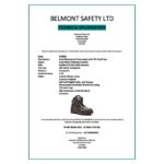 Waterproof Derby Shoes with Scuff Cap Composite Toe, Slip-Resistant Safety Shoe - Black - Image 3