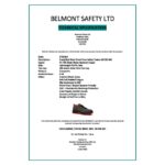 Sport Terrain Safety Shoes CLEARWATER Black/Red Mesh Metal Free - Image 3