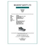 Sport Terrain Safety Shoes HOLLYWOOD Grey Fly knit Trainer Boots - Image 3