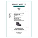 Mens Black Waterproof Chukka Boot Printed Leather, Steel Toe, Slip-Resistant Sole - Image 3