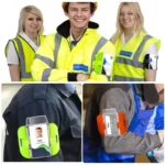 High Visibility Security ID Badge Arm Band Card Holder - Image 4